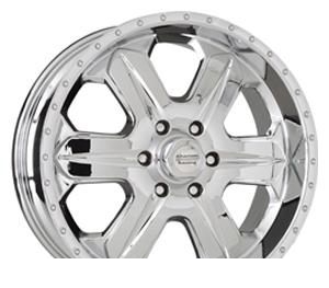 Wheel American Racing Fuel (AR619) Chrome 20x8.5inches/5x120mm - picture, photo, image