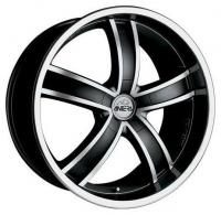 Antera 381 Diamont Black Front and Lip Polished Wheels - 22x10inches/5x112mm