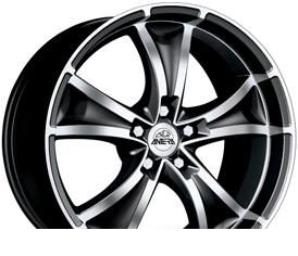 Wheel Antera 383 Diamont Black Front Polished 18x8inches/5x112mm - picture, photo, image