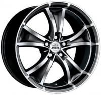 Antera 383 Diamont Black Front Polished Wheels - 18x8inches/5x112mm