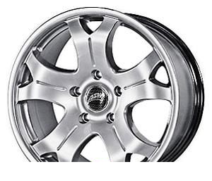 Wheel ASW Tornado 15x6.5inches/4x100mm - picture, photo, image