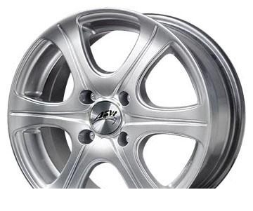 Wheel ASW Zentra Silver 16x7inches/4x114.3mm - picture, photo, image