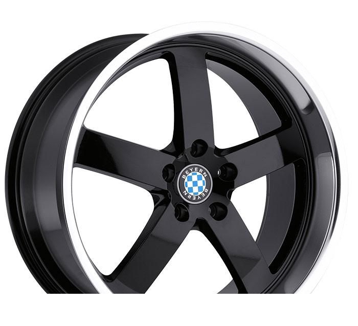Wheel Beyern Rapp Gloss Black 18x8.5inches/5x120mm - picture, photo, image