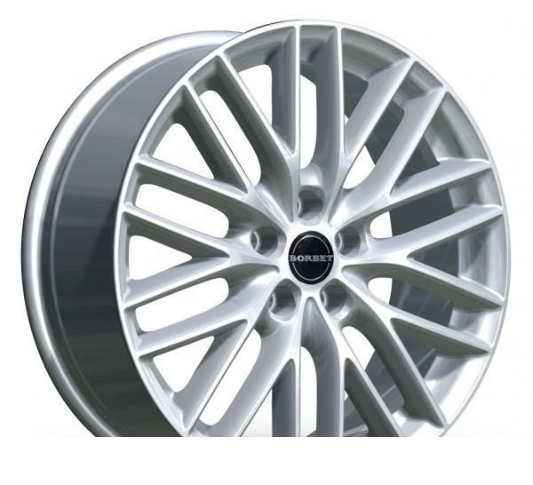 Wheel Borbet CW1/5 Black Polished 18x8inches/5x114.3mm - picture, photo, image