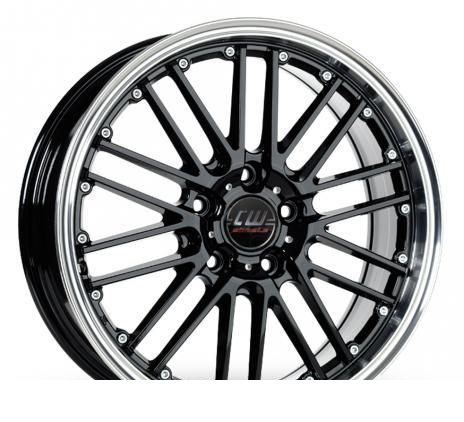 Wheel Borbet CW2/5 Black Polished 17x7inches/5x105mm - picture, photo, image