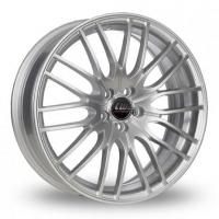 Borbet CW4/5 Sterling Silver Wheels - 17x7inches/5x114.3mm