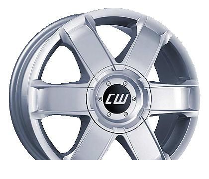 Wheel Borbet CWA Cristal Silver 17x8inches/5x130mm - picture, photo, image