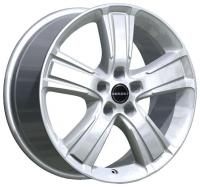 Borbet MA Brilliant Silver Wheels - 17x7.5inches/5x105mm