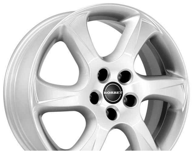 Wheel Borbet TC Diamond Silver-Lackiert 16x6.5inches/5x105mm - picture, photo, image
