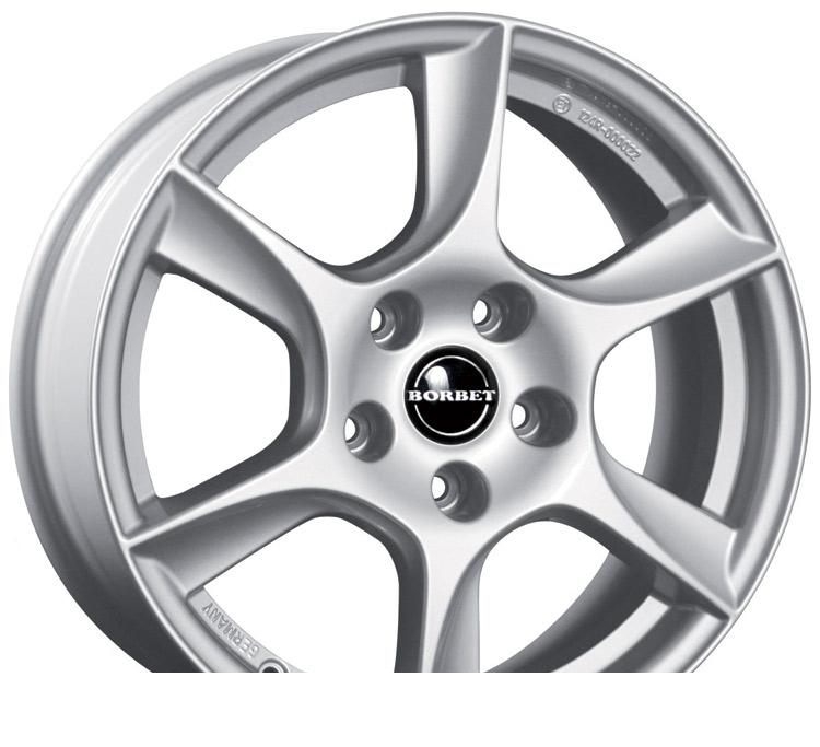 Wheel Borbet TL Diamond Silver 15x6inches/5x100mm - picture, photo, image