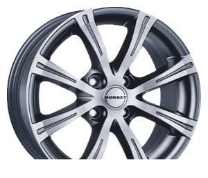 Wheel Borbet X8 Black Polished Chrome 16x7inches/4x108mm - picture, photo, image