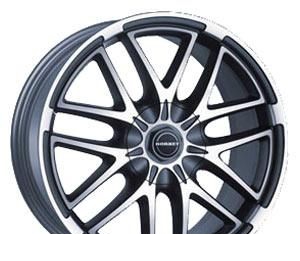 Wheel Borbet XA Black Chromee polished 18x8inches/5x108mm - picture, photo, image