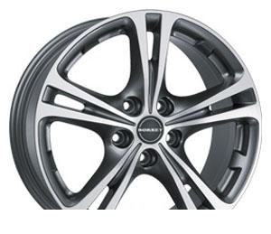 Wheel Borbet XL Black Polished 17x7.5inches/5x100mm - picture, photo, image
