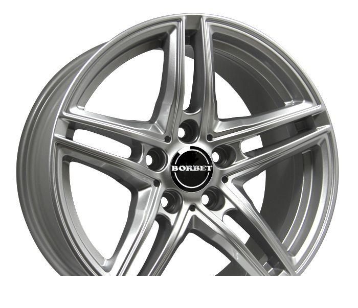 Wheel Borbet XR Brilliant Silver 16x7inches/5x120mm - picture, photo, image