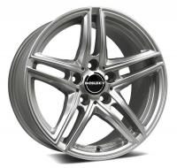 Borbet XR Brilliant Silver Wheels - 17x7.5inches/5x120mm