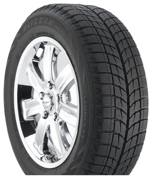 Tire Bridgestone Blizzak WS60 205/55R16 91R - picture, photo, image