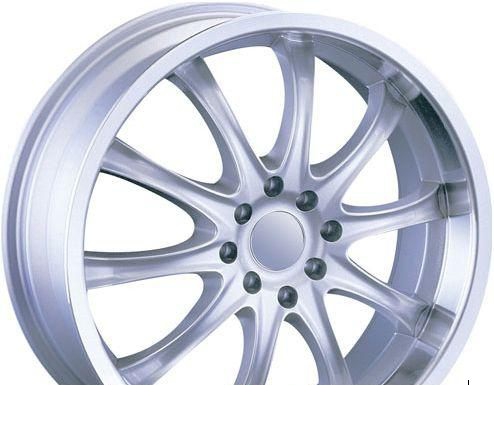 Wheel BSA 236 Silver 15x6.5inches/4x114.3mm - picture, photo, image