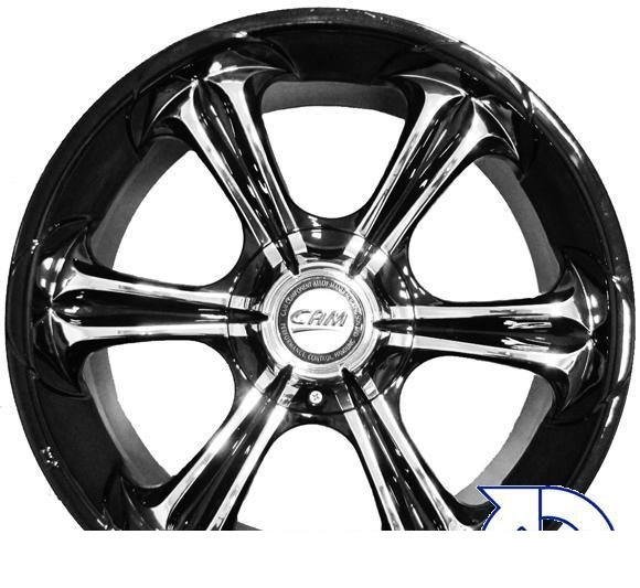 Wheel CAM 285 Black 20x9inches/6x139.7mm - picture, photo, image