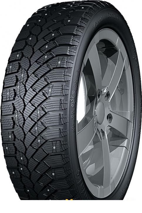 Tire Continental Conti4x4IceContact 225/45R18 95T - picture, photo, image