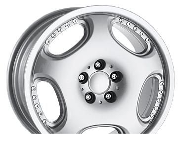 Wheel Dezent RH Silver 17x7inches/5x112mm - picture, photo, image