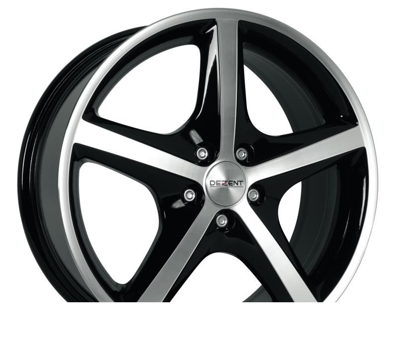 Wheel Dezent RL Black Polished 15x6.5inches/4x100mm - picture, photo, image