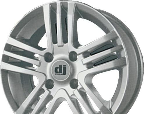 Wheel DJ 366 Silver 15x6.5inches/4x108mm - picture, photo, image