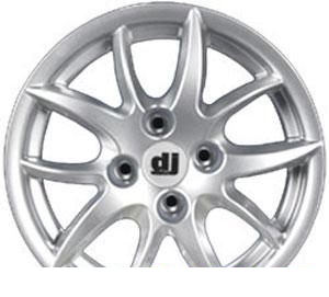 Wheel DJ 378 Silver 14x6inches/4x98mm - picture, photo, image