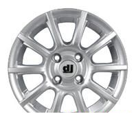 Wheel DJ 386 Silver 14x6inches/4x98mm - picture, photo, image