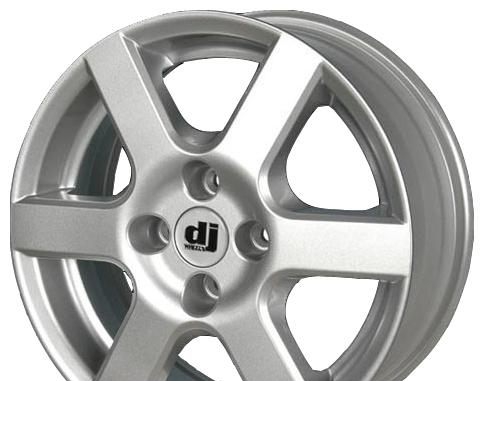 Wheel DJ 411 Silver 15x6.5inches/5x110mm - picture, photo, image