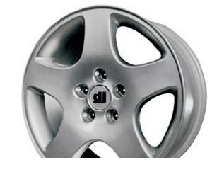 Wheel DJ 72 Silver 16x7.5inches/5x100mm - picture, photo, image