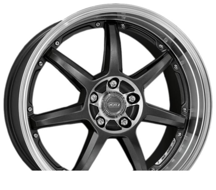 Wheel Dotz Fast Seven Anthracite Polished Lip 17x8inches/5x120mm - picture, photo, image