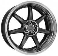 Dotz Fast Seven Anthracite Polished Lip Wheels - 17x8inches/5x120mm