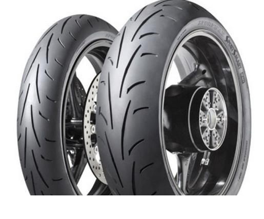 Motorcycle Tire Dunlop Sportmax Sportsmart 120/70R17 58W - picture, photo, image
