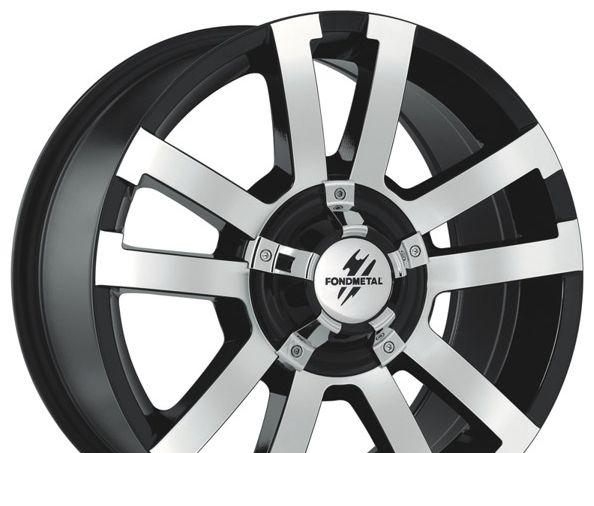 Wheel Fondmetal 7700 Black Polished 17x8inches/5x150mm - picture, photo, image