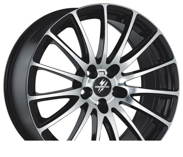 Wheel Fondmetal 7800 Black Polished 18x8inches/5x108mm - picture, photo, image