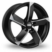 Fondmetal 7900 Matt Black Polished Wheels - 15x6.5inches/4x100mm