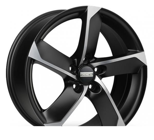 Wheel Fondmetal 7900 Matt Black Polished 16x7inches/4x100mm - picture, photo, image