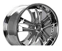 Wheel Forsage P8013 Chrome 22x9.5inches/6x135mm - picture, photo, image