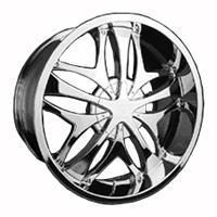 Forsage P8074 Chrome Wheels - 20x8.5inches/5x114.3mm