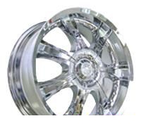 Wheel Futek F-316 Chrome 20x8.5inches/6x139.7mm - picture, photo, image