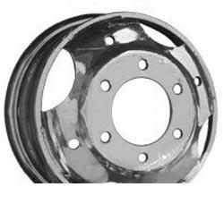 Wheel GAZ GAZ-53 Grey 20x6inches/6x222.25mm - picture, photo, image