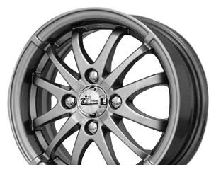 Wheel iFree Avrora Black Platinum 13x5.5inches/4x98mm - picture, photo, image