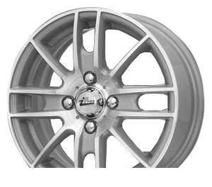 Wheel iFree Tajler Black Jack 14x5.5inches/4x100mm - picture, photo, image