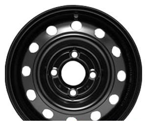 Wheel KFZ 2490 Black 13x4inches/4x100mm - picture, photo, image