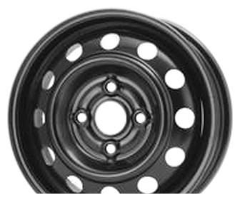 Wheel KFZ 2491 Black 13x4inches/4x100mm - picture, photo, image