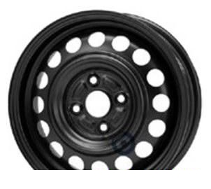 Wheel KFZ 4920 Black 14x4.5inches/4x100mm - picture, photo, image