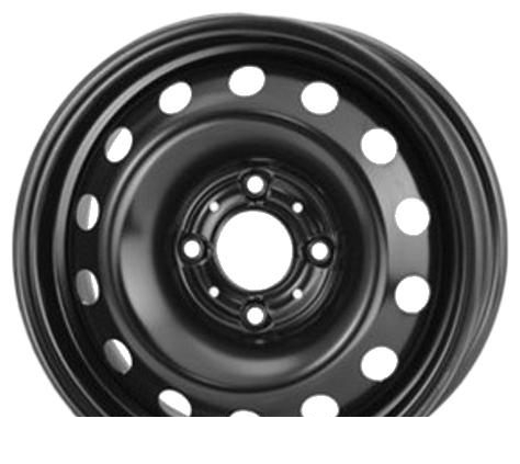 Wheel KFZ 4925 Black 14x4.5inches/4x100mm - picture, photo, image