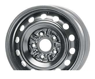 Wheel KFZ 5155 Black Platinum 14x5inches/4x100mm - picture, photo, image