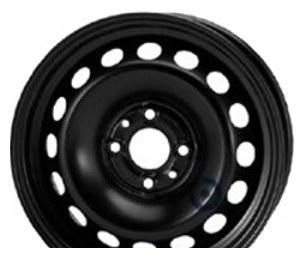 Wheel KFZ 6165 Black 14x5.5inches/4x98mm - picture, photo, image