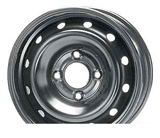 Wheel KFZ 6195 Black 14x5.5inches/4x108mm - picture, photo, image